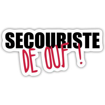 Erste Hilfe / Retter / Retterin / Arzt - Sticker Größe S (10 x 10 cm) - Mattweiß - Vorne