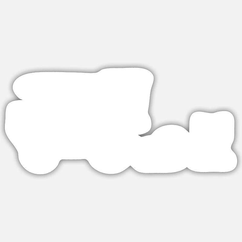 Harvester - Sticker taille S (10 x 10 cm) - blanc mat