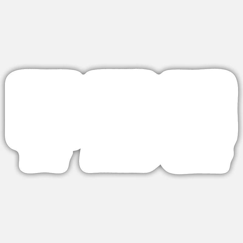 Patchwork - Sticker size S (10 x 10 cm) - white matte