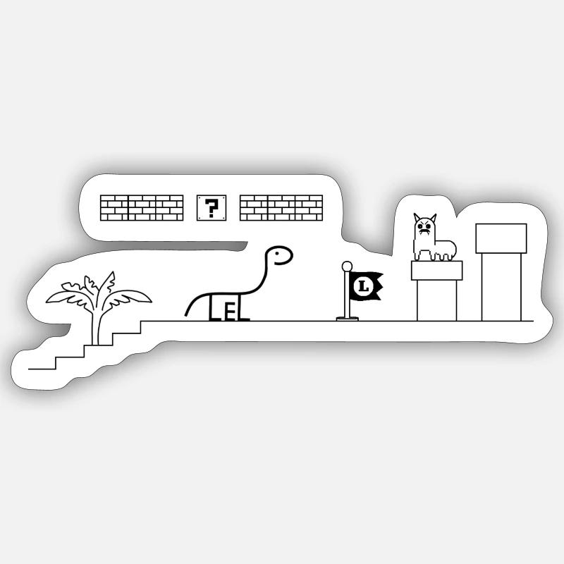 C'est un LELO - Design Black Sticker taille S (10 x 10 cm)