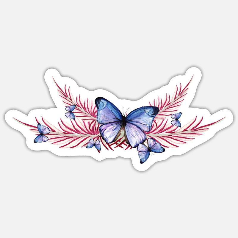 butterfly Sticker size S (10 x 10 cm)