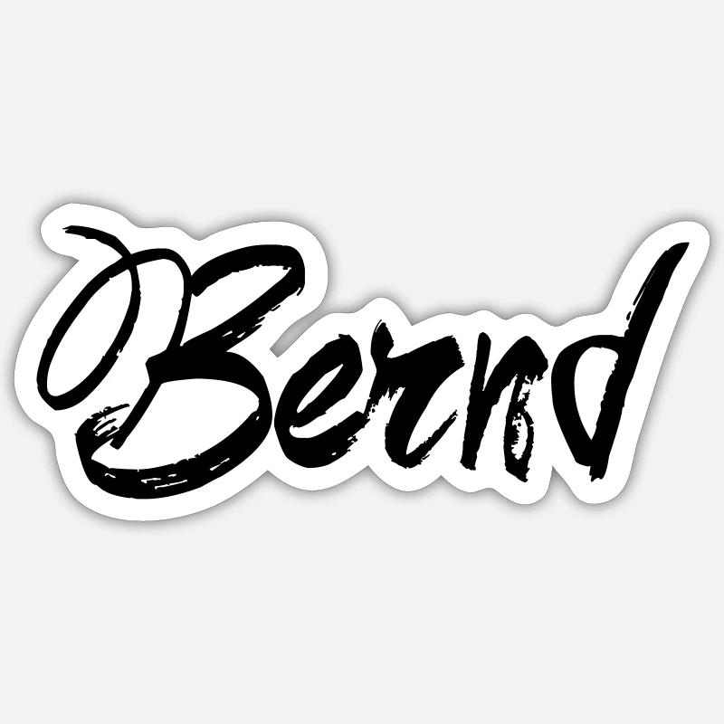 Bernd Sticker Größe S (10 x 10 cm)