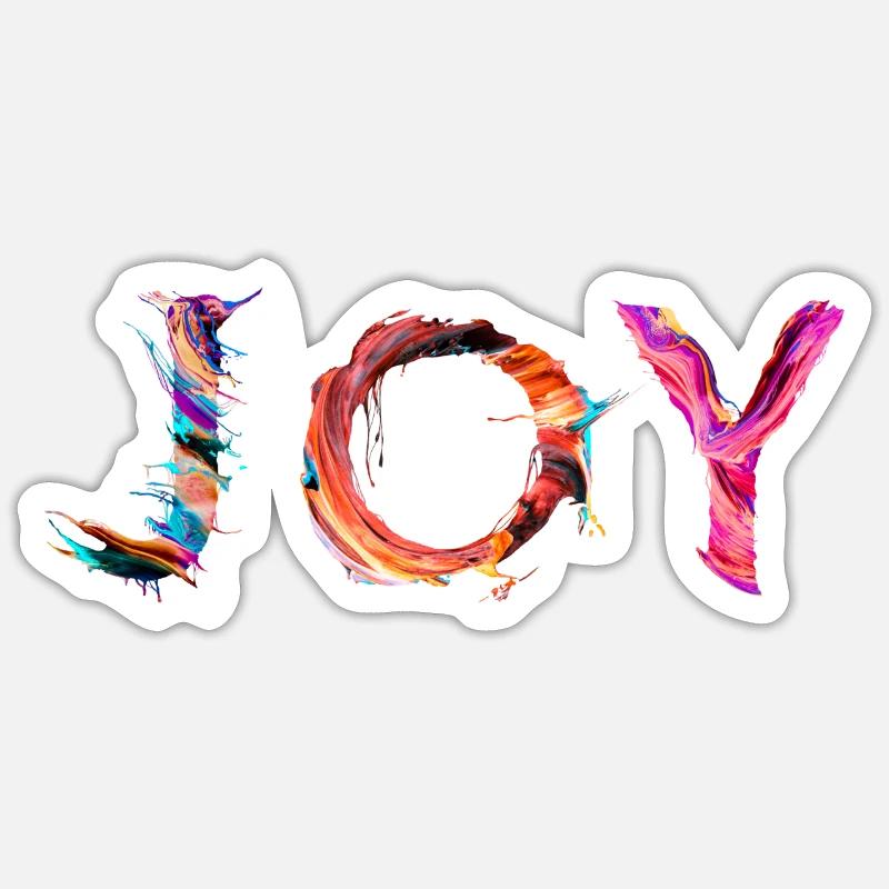 Joy Sticker size S (10 x 10 cm)