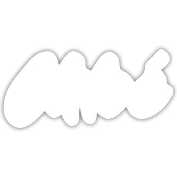 First name Chloé - Sticker size S (10 x 10 cm) - white matte - Front