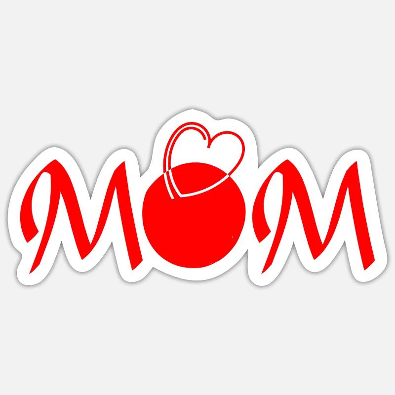 Mutter, Muttertag, Muttergeburtstag Sticker Größe S (10 x 10 cm)