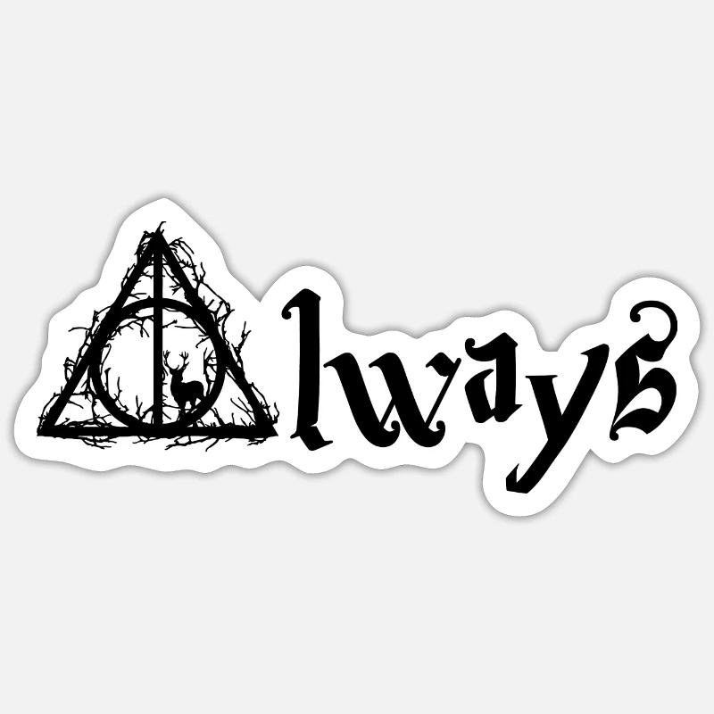 Always Potter - Sticker size S (10 x 10 cm) - white matte