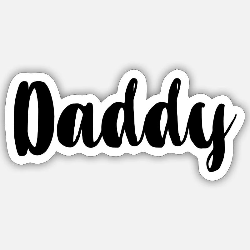 Daddy Sticker size S (10 x 10 cm)