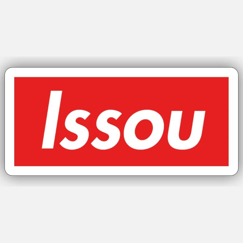 ISSOU risitas Sticker taille S (10 x 10 cm)