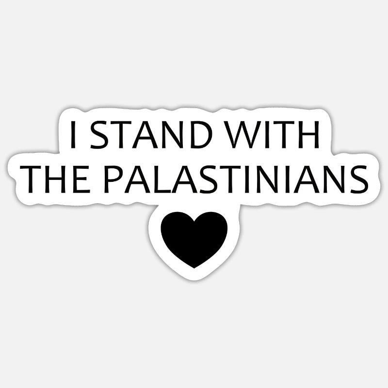 Palestine - Sticker size S (10 x 10 cm) - white matte