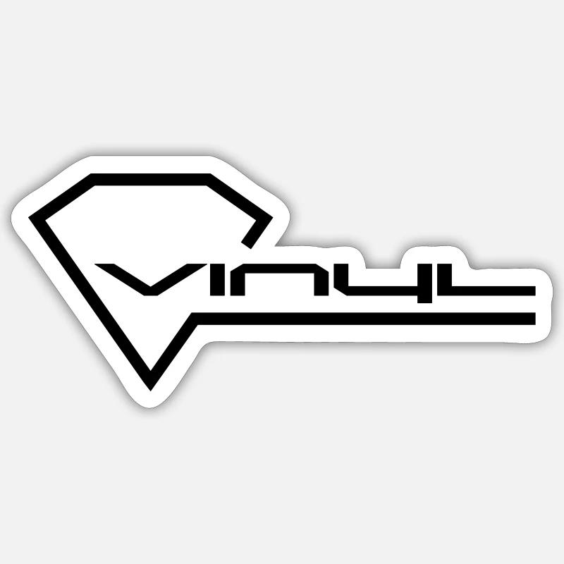 Vinyl - Sticker Größe S (10 x 10 cm) - Mattweiß