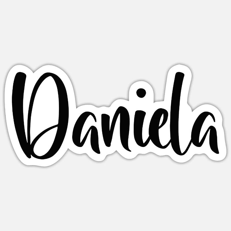 Daniela Sticker Größe S (10 x 10 cm)