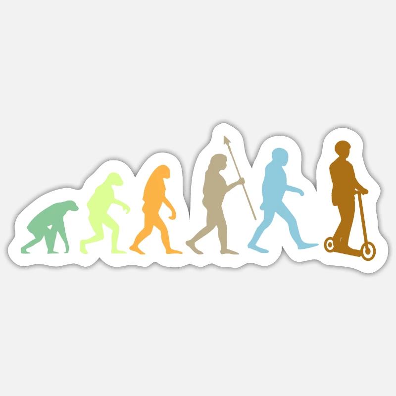 Evolution Scooter électrique scooter électrique De l’Évolution Scoot Sticker taille S (10 x 10 cm)