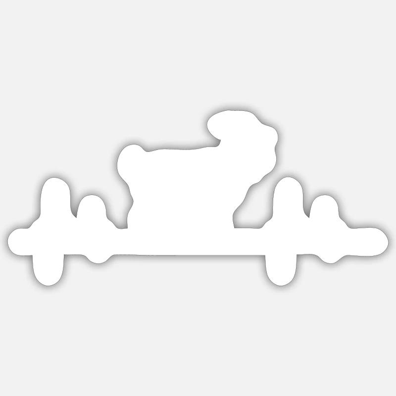 Sticker Größe S (10 x 10 cm) - 