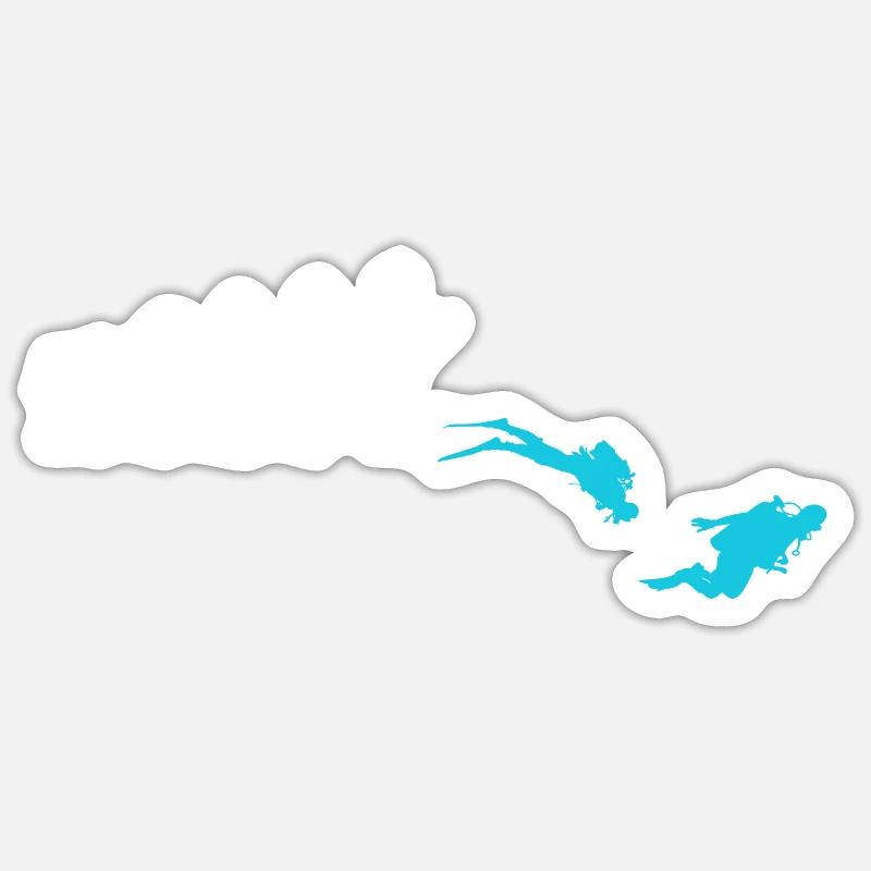 Diving Evolution Divers Sticker size S (10 x 10 cm)