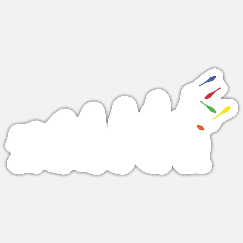 Juggler Evolution Juggling Juggle Balls Sticker size S (10 x 10 cm)