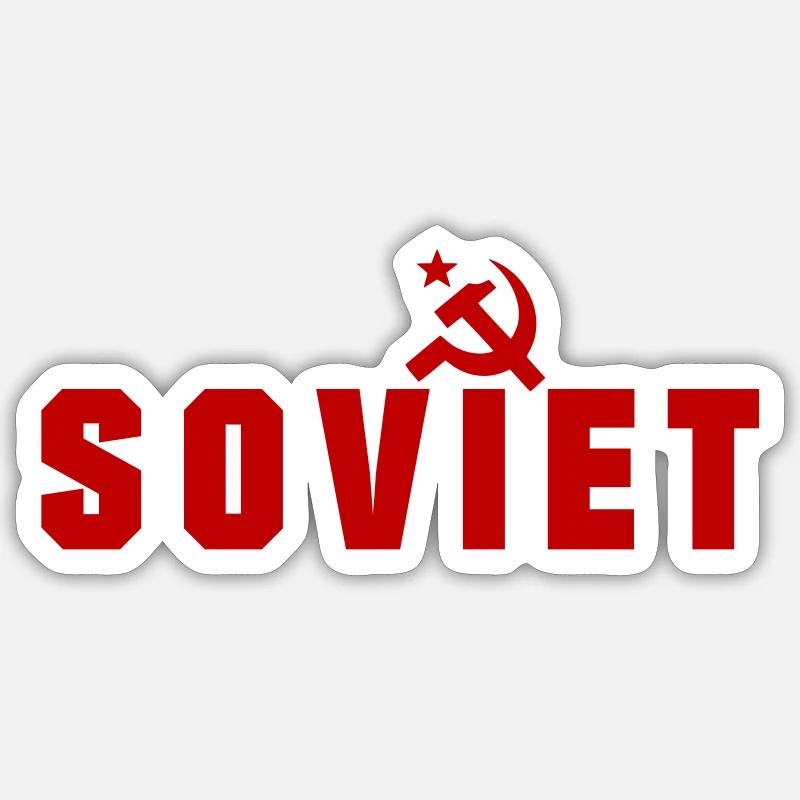 Soviétique - Russie Sticker taille S (10 x 10 cm)