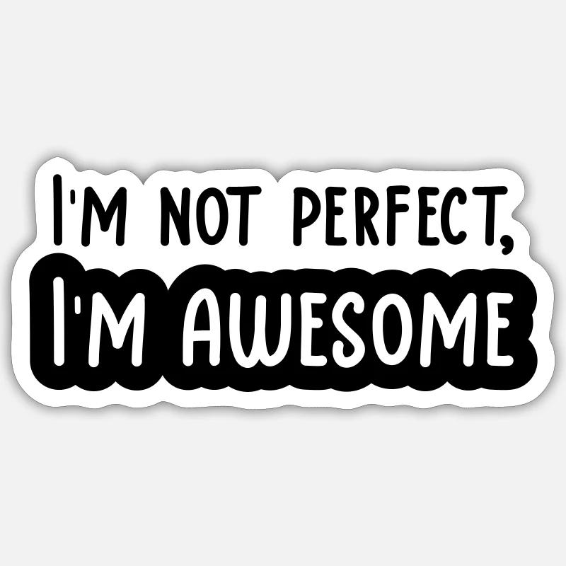 Dans le pas parfait Sticker taille S (10 x 10 cm)