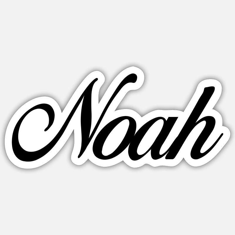 Noah - Sticker size S (10 x 10 cm) - white matte
