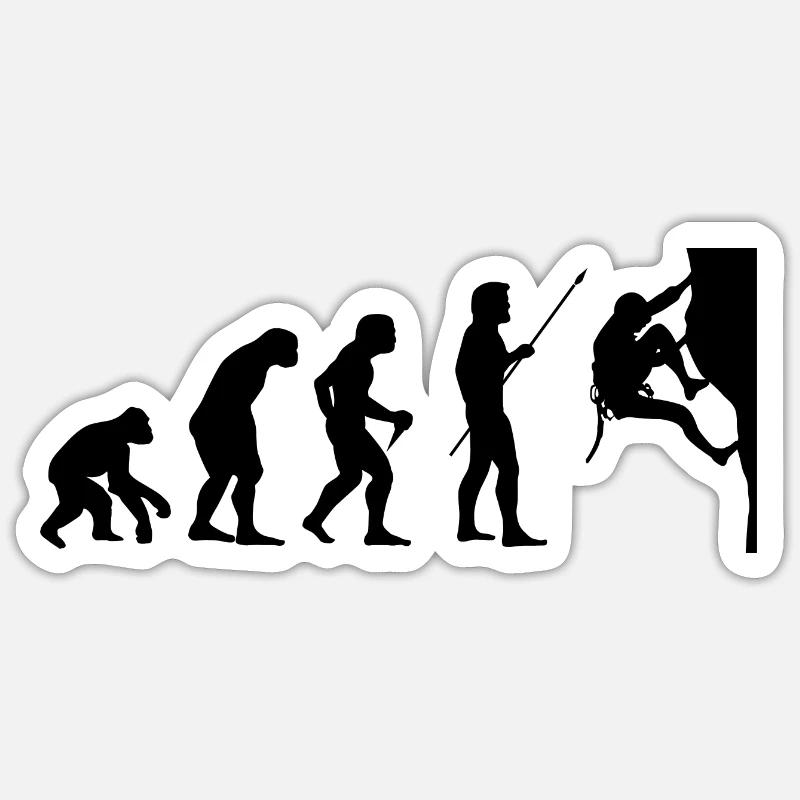 Climbing Evolution Boulderin Mountaineering Boulde Sticker Größe S (10 x 10 cm)