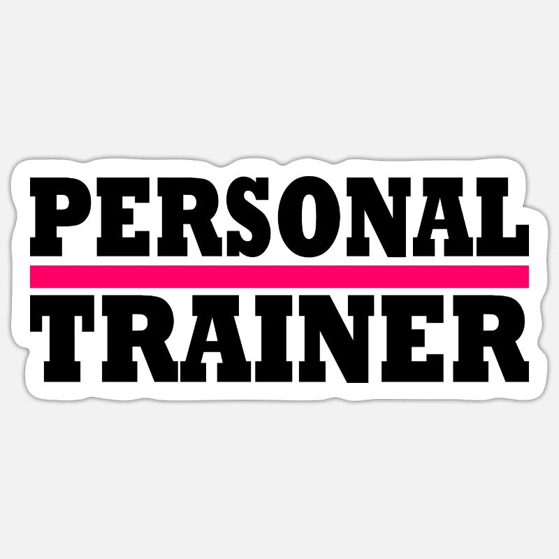 Personal trainer Sticker size S (10 x 10 cm)