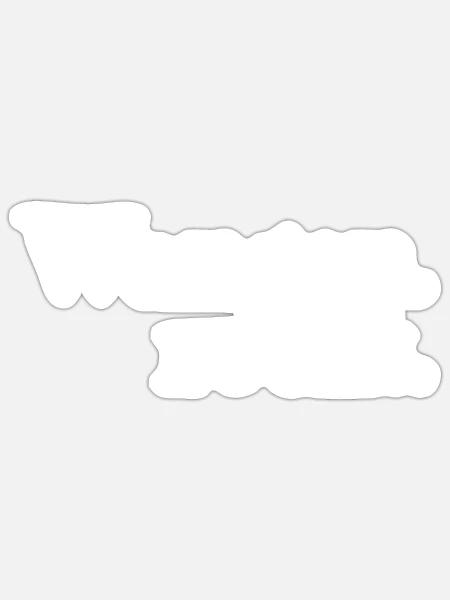 Wangen rockt - Textdesign mit Stadtnamen - Sticker Größe S (10 x 10 cm) - Mattweiß