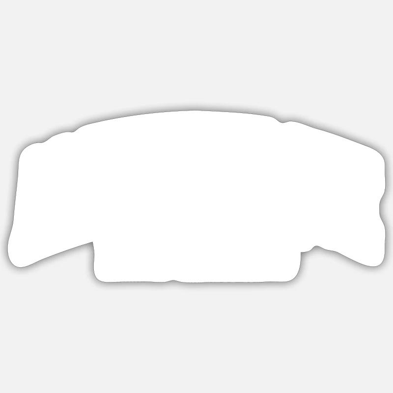 Albuquerque - Sticker taille S (10 x 10 cm) - blanc mat