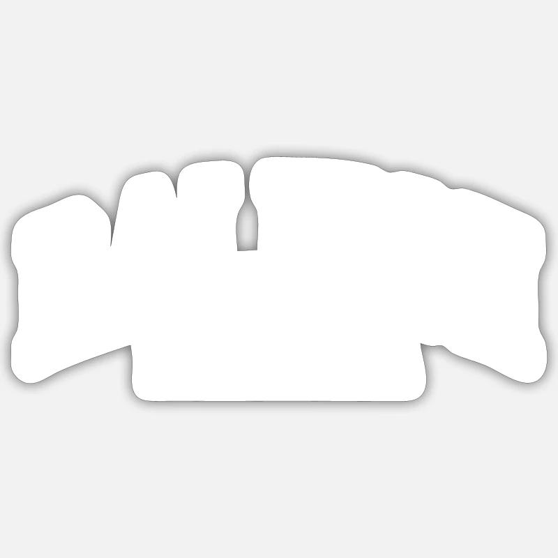 Raleigh - Sticker taille S (10 x 10 cm) - blanc mat