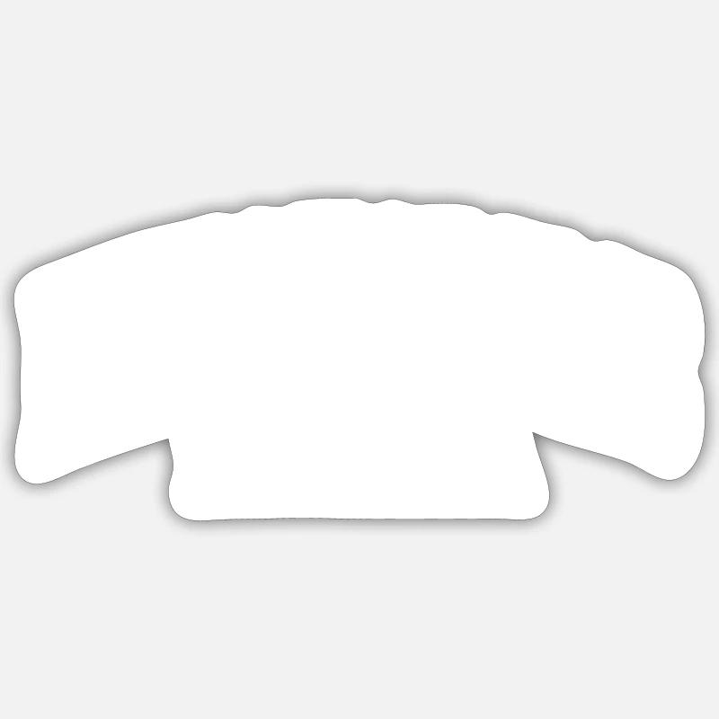Indianapolis - Sticker Größe S (10 x 10 cm) - Mattweiß