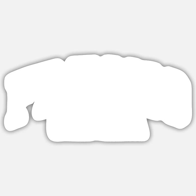 Fresno - Sticker taille S (10 x 10 cm) - blanc mat