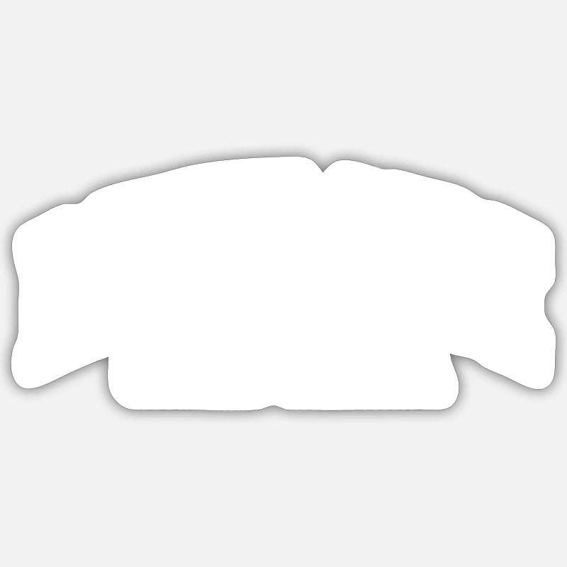 Riverside - Sticker size S (10 x 10 cm) - white matte