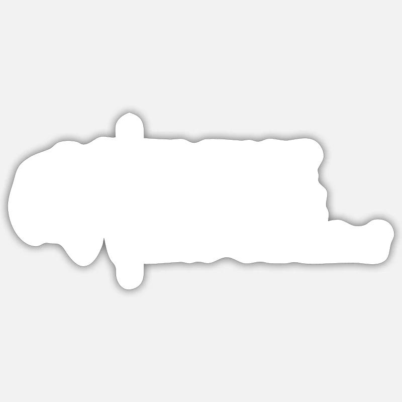 Ei Stadt - Eis Herz - 8600 - Dübendorf Sticker Größe S (10 x 10 cm)