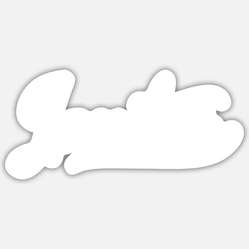 Caretaker - Sticker size S (10 x 10 cm) - white matte