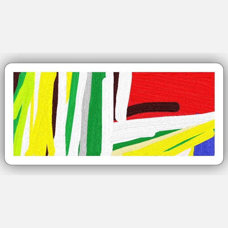 Impression - Sticker size S (10 x 10 cm) - white matte