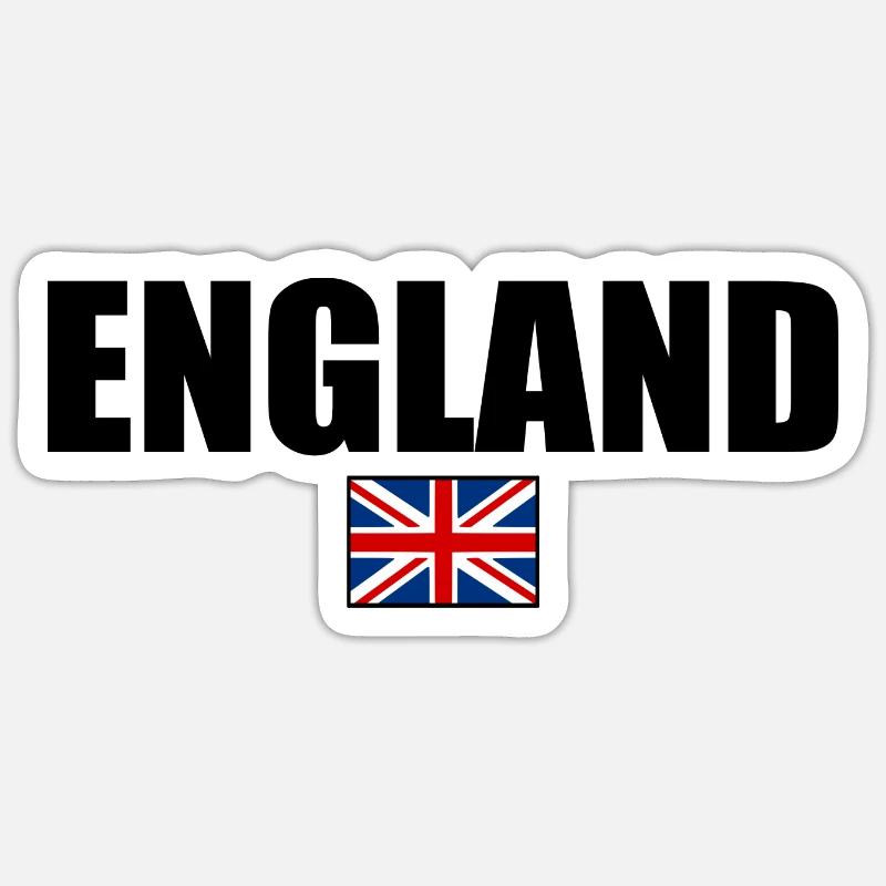 angleterre Sticker taille S (10 x 10 cm)
