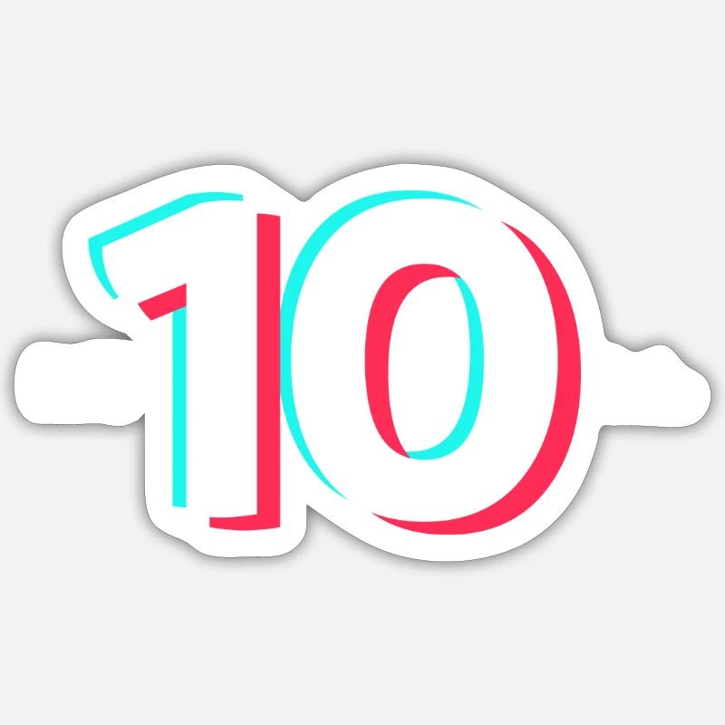 Sticker Größe S (10 x 10 cm) - 