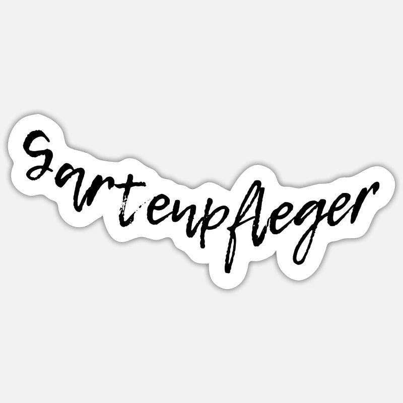 Gartenpfleger Sticker Größe S (10 x 10 cm)