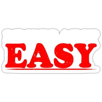 Limpin' Ain't Easy 15 - Sticker size S (10 x 10 cm) - white matte - Front