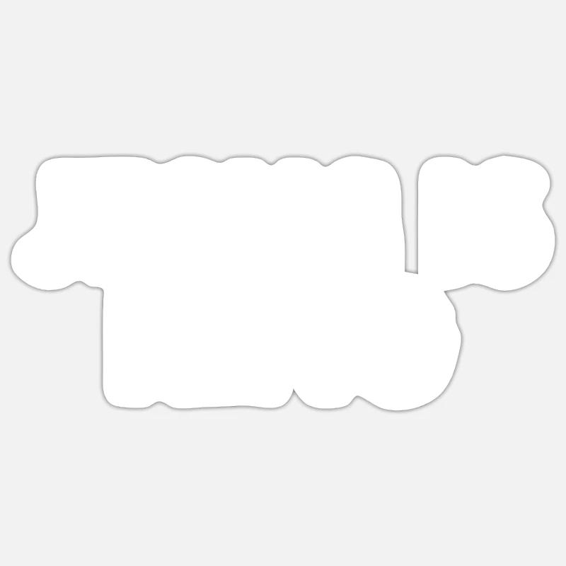 Jesus is king - Sticker size S (10 x 10 cm) - white matte