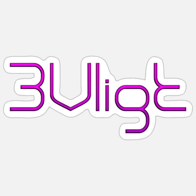 SMS chat langue fortifications anglais trois 3 trois Sticker taille S (10 x 10 cm)