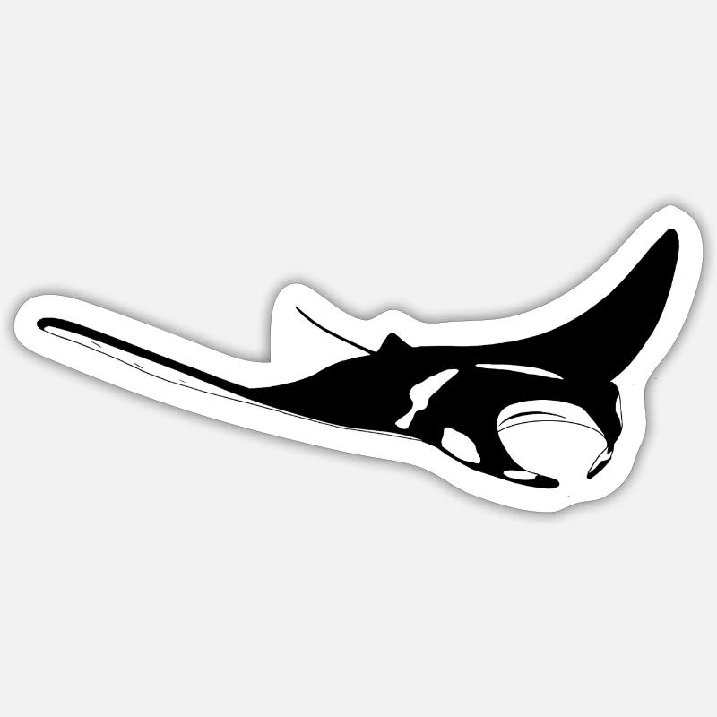 Mantarochen Sticker Größe S (10 x 10 cm)