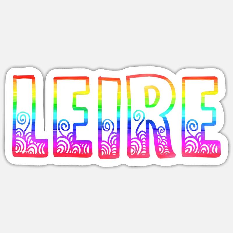 leire rs rainbow Sticker size S (10 x 10 cm)