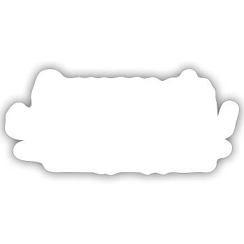 Toujours raison - Sticker taille S (10 x 10 cm) - blanc mat - Devant