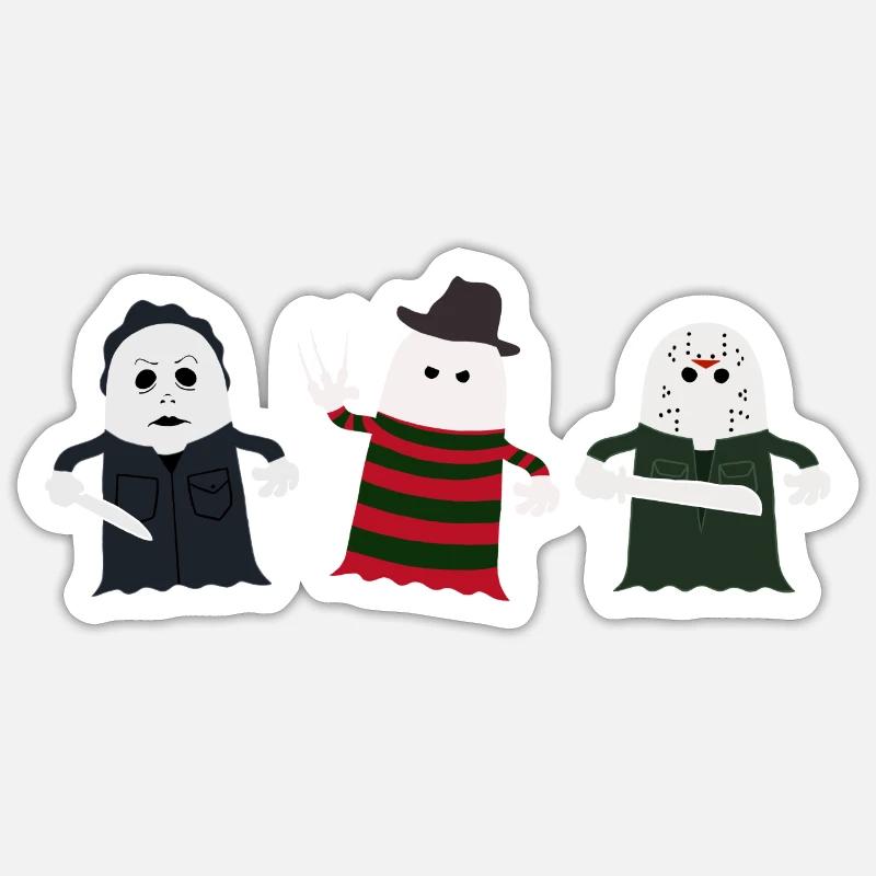 Horror Party Sticker size S (10 x 10 cm)
