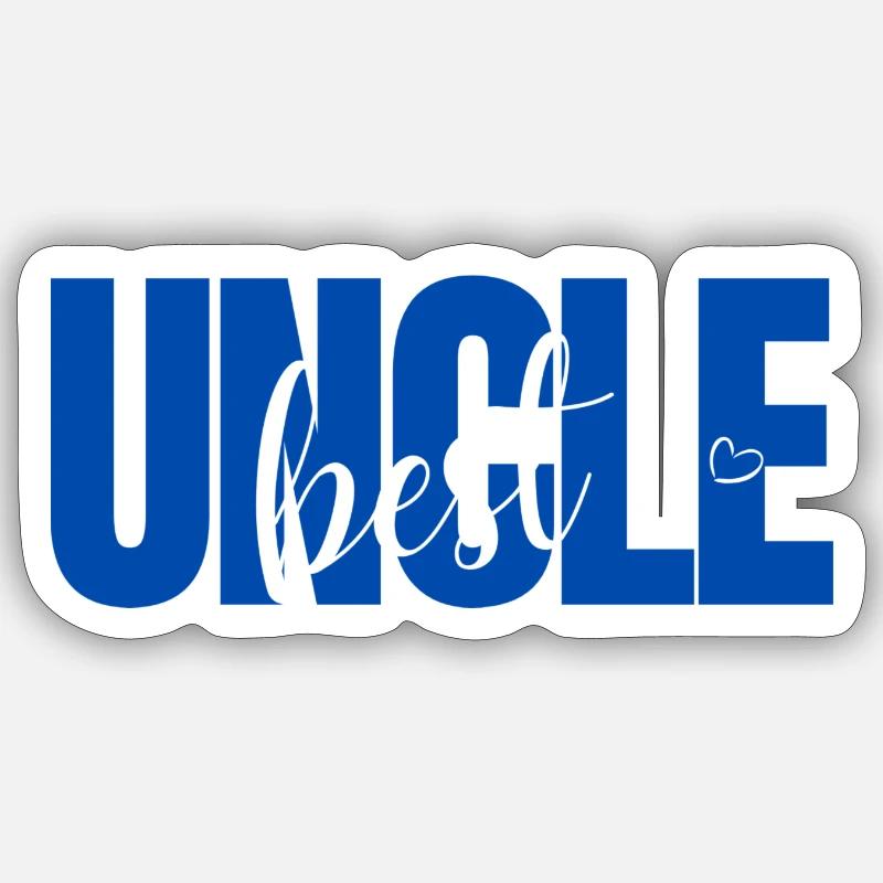 Best Uncle Best Uncle Gift Idea Sticker size S (10 x 10 cm)