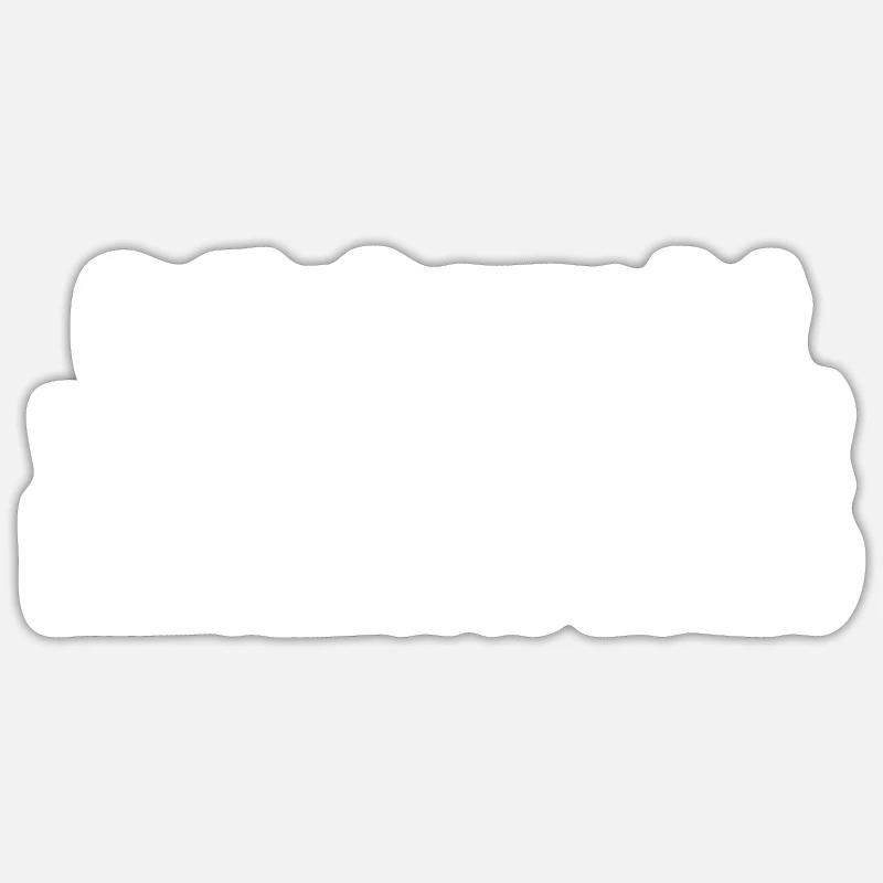 Lustiger ironischer Spruch - Optimismus - Sticker Größe S (10 x 10 cm) - Mattweiß