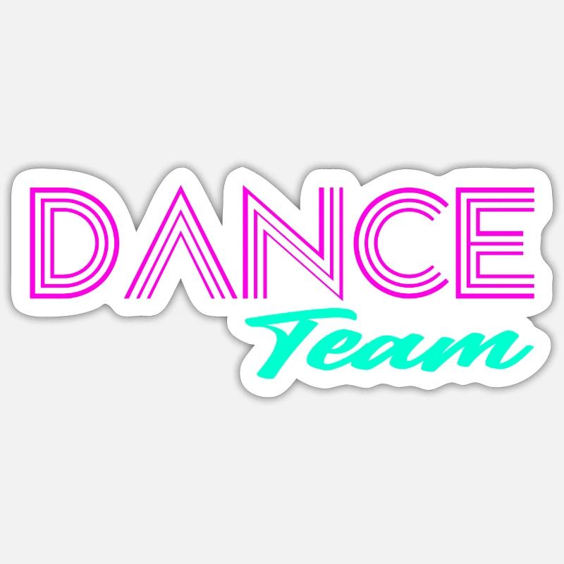 Dance - Sticker Größe S (10 x 10 cm) - Mattweiß