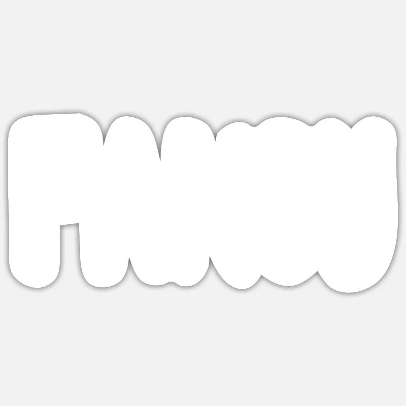 Fancy - Sticker size S (10 x 10 cm) - white matte