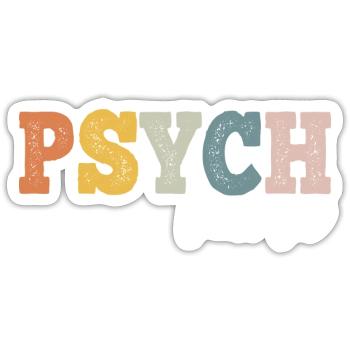 Psych Nurse Dialysis Nursing RN - Sticker Größe S (10 x 10 cm) - Mattweiß - Vorne