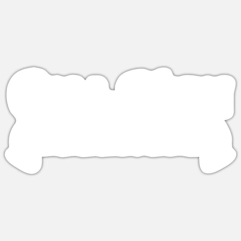 Cola Korn weiss - Sticker Größe S (10 x 10 cm) - Mattweiß