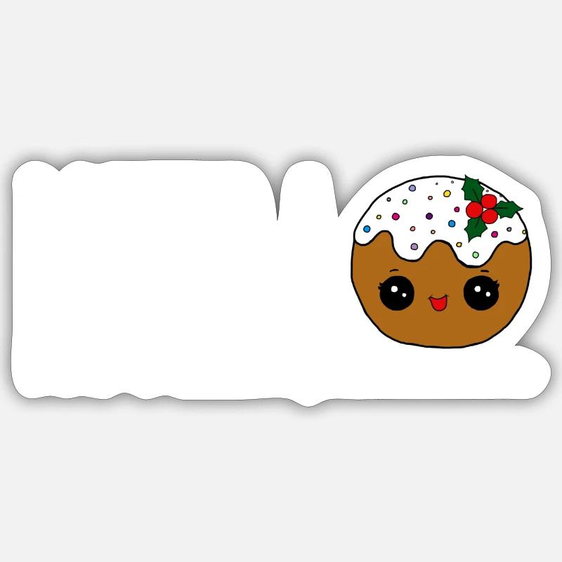 J’AI BESOIN D’UNE ÉNORME QUANTITÉ DE BISCUITS DE NOËL Sticker taille S (10 x 10 cm)